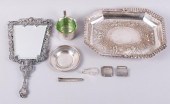 CONTINENTAL SILVER HAND MIRROR