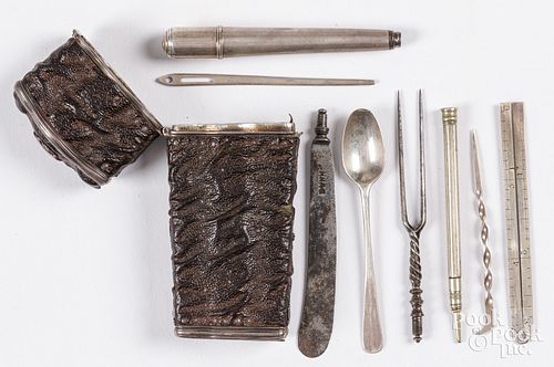 CONTINENTAL SILVER MOUNTED