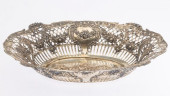 CONTINENTAL SILVER PIERCED OVA