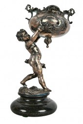 CONTINENTAL SILVER-PLATED FIGU