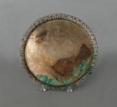 Continental silver salver ca.
