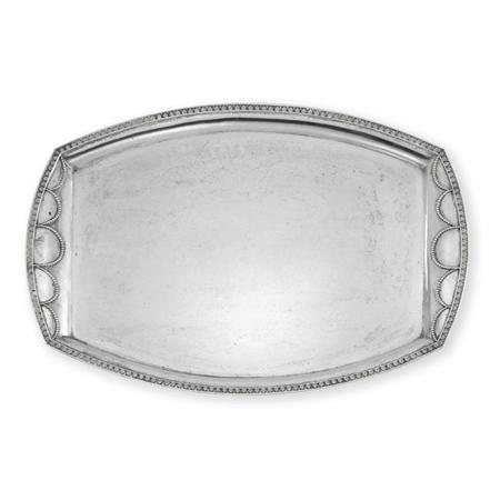 Continental Silver Tray 	 