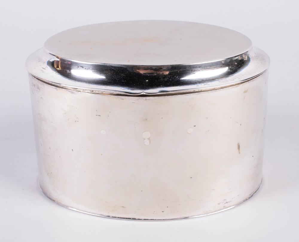 CONTINENTAL SILVERPLATED OVAL TEA