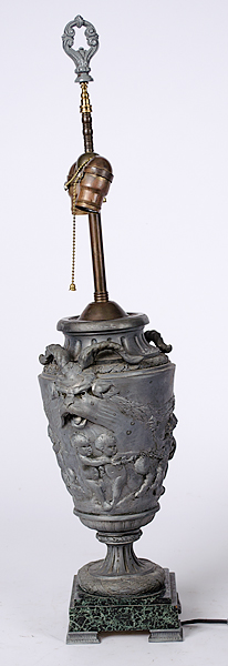 Continental Spelter Vase