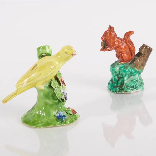 CONTINENTAL SQUIRREL FORM PORCELAIN