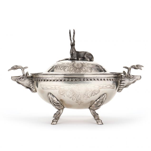 CONTINENTAL STAG TUREEN WITH