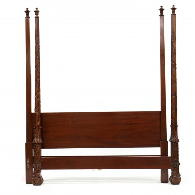 CONTINENTAL STYLE CARVED MAHOGANY