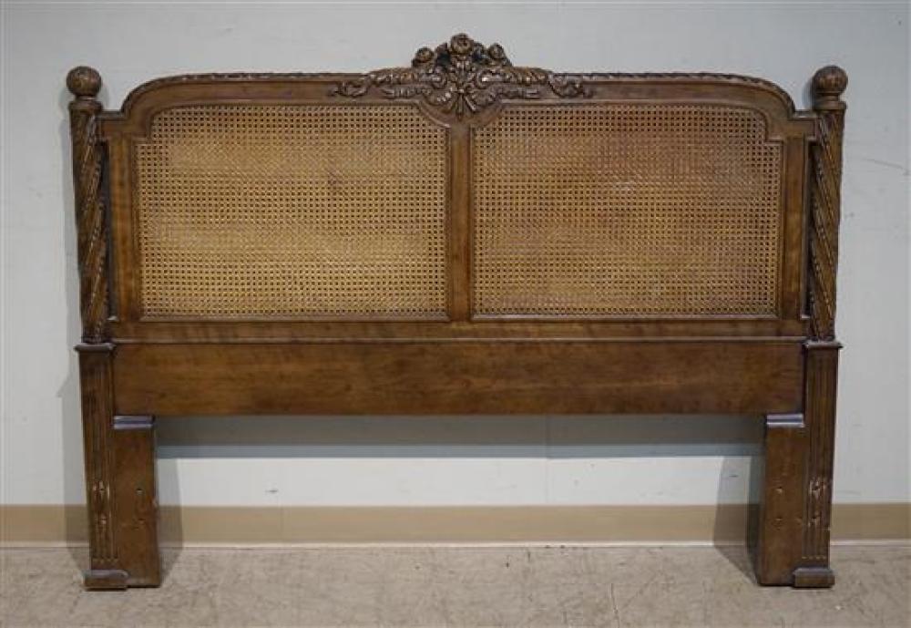 CONTINENTAL STYLE CARVED WALNUT AND