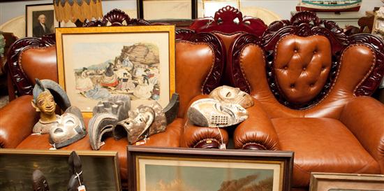 Continental style carved wood