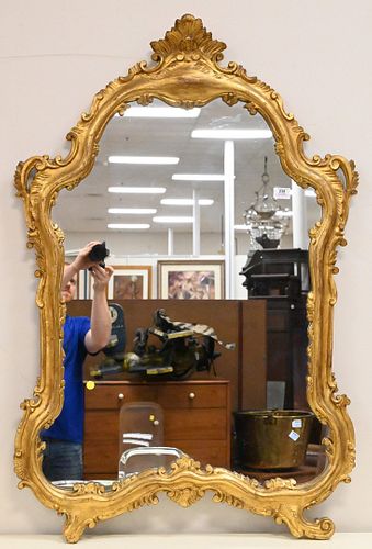 CONTINENTAL STYLE GILT CARVED