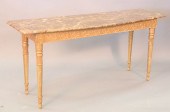 CONTINENTAL STYLE HALL TABLE W