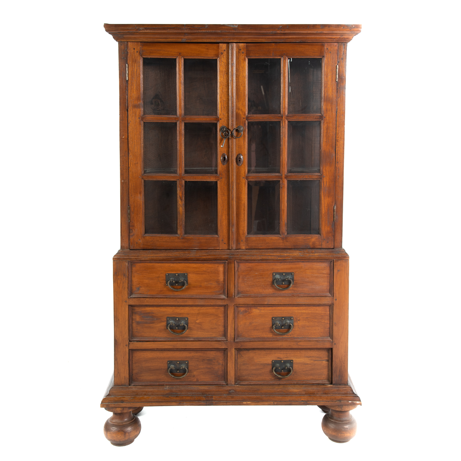 CONTINENTAL STYLE WALNUT CUPBOARD