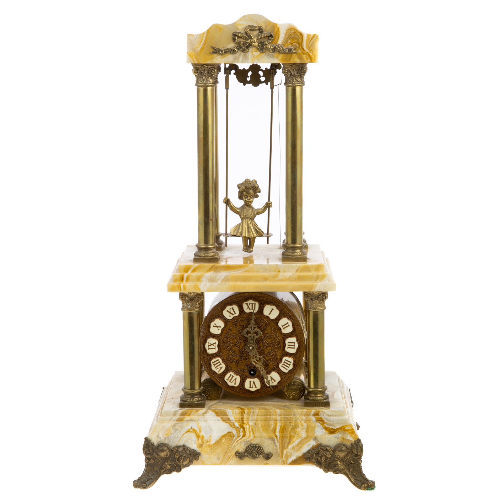 CONTINENTAL SWINGING GIRL CLOCK