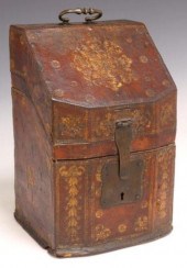 CONTINENTAL TOOLED & GILT LEAT