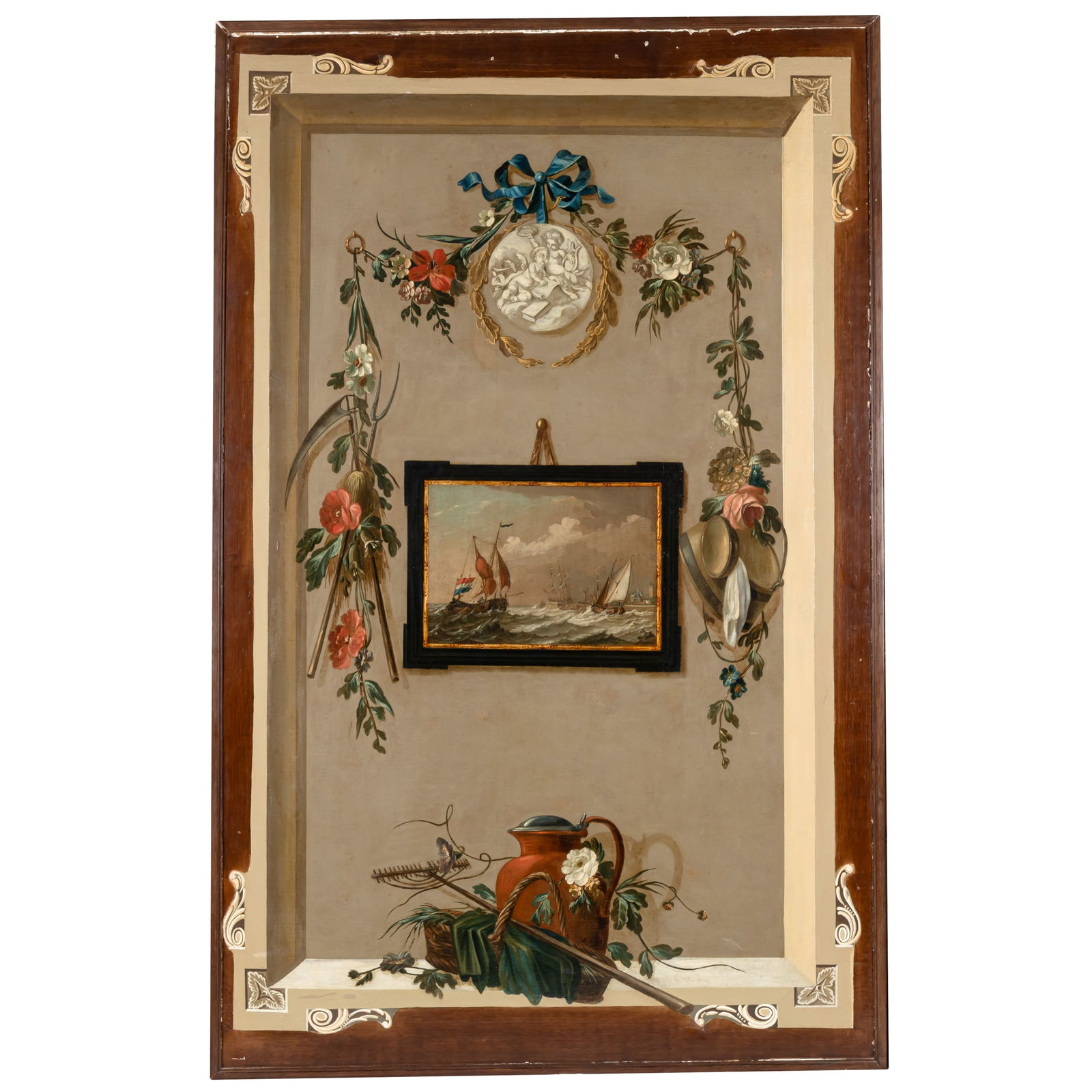 CONTINENTAL TROMPE L'OEIL PAINTED