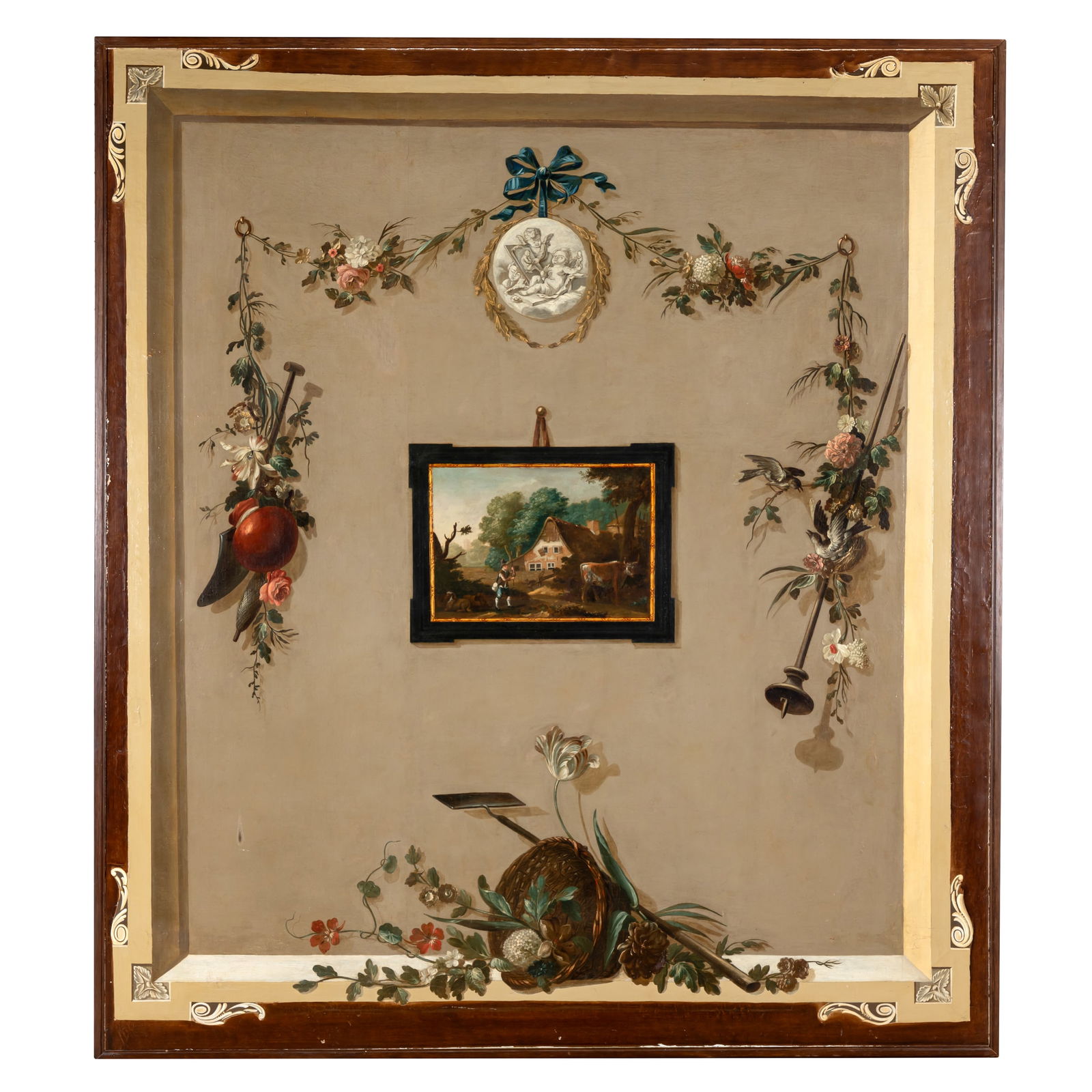 CONTINENTAL TROMPE L'OEIL PAINTED