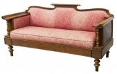 CONTINENTAL UPHOLSTERED MAHOGA