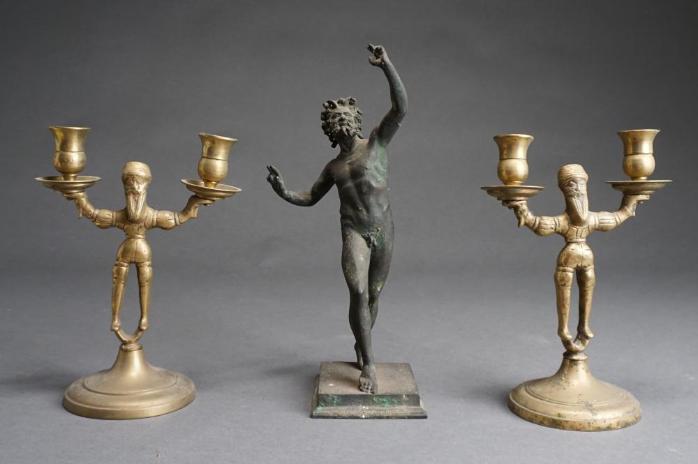 CONTINENTAL VERDIGRIS BRONZE FIGURE