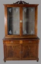 CONTINENTAL WALNUT BOOKCASE CA