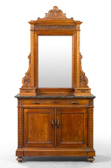 Continental Walnut Dresser, 