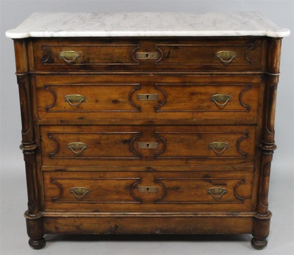 CONTINENTAL WALNUT MARBLE TOP