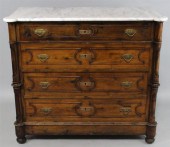 CONTINENTAL WALNUT MARBLE TOP