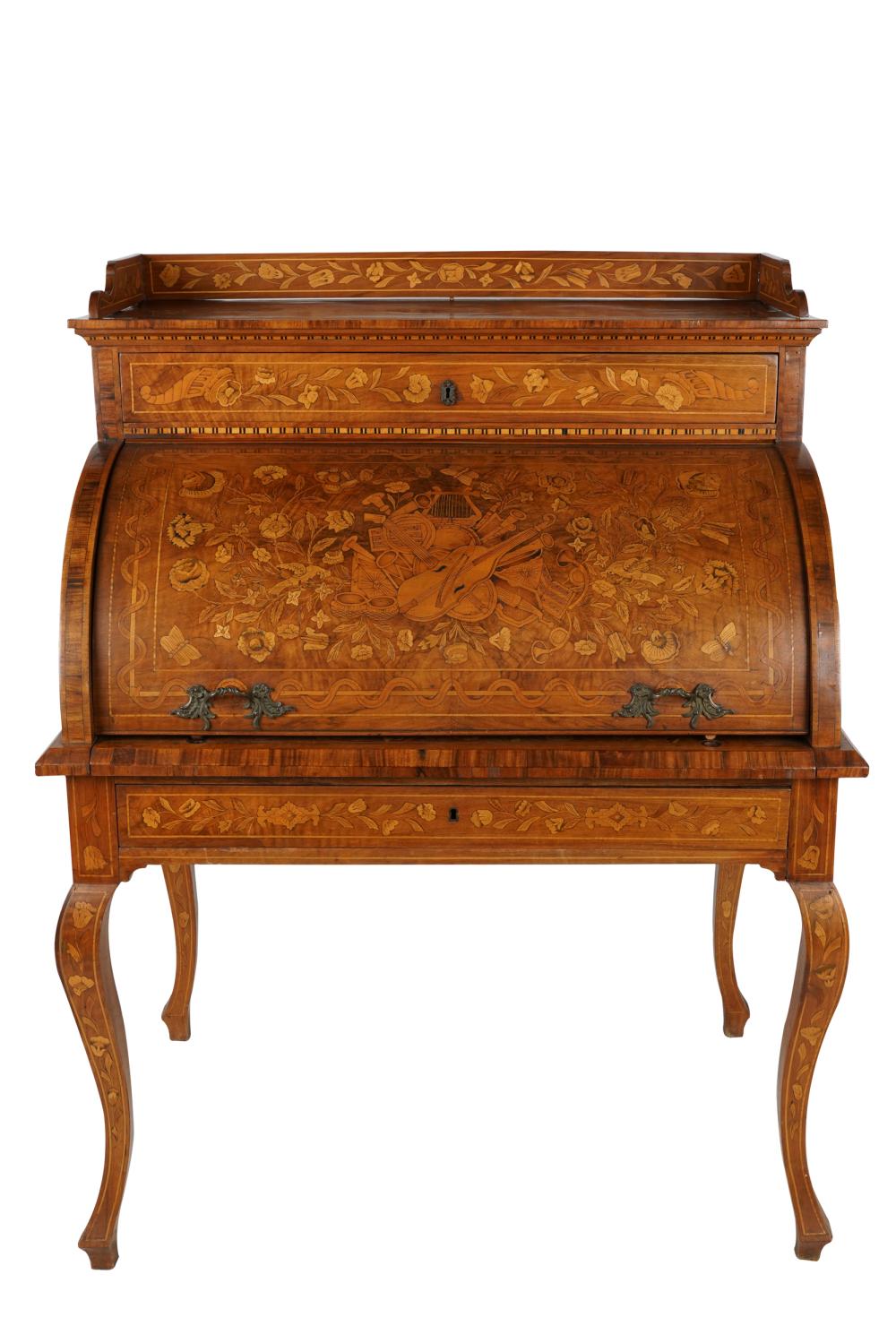 CONTINENTAL WALNUT & MARQUETRY