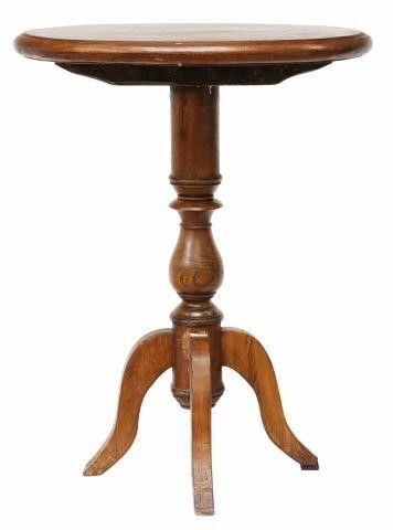 CONTINENTAL WALNUT PEDESTAL