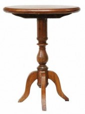 CONTINENTAL WALNUT PEDESTAL TA