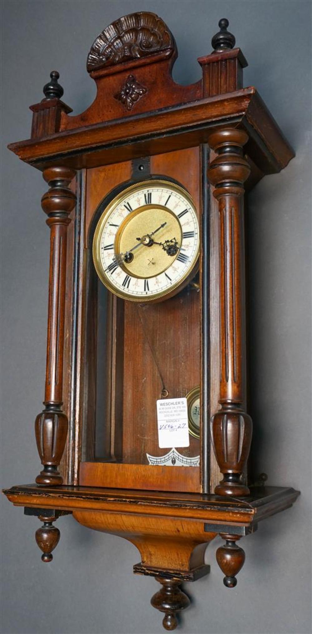 CONTINENTAL WALNUT REGULATOR WALL