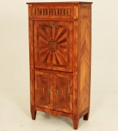 CONTINENTAL WALNUT SECRETAIRE