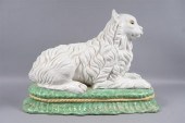 CONTINENTAL WHITE GLAZED CERAM