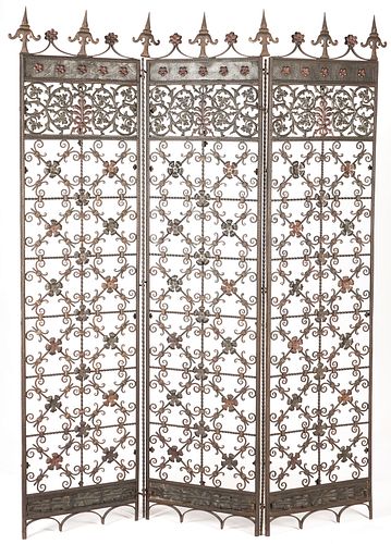 CONTINENTAL WROUGHT IRON SCREEN,