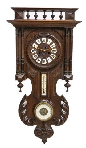 CONTINETNAL WALNUT CLOCK
