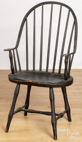 CONTINUOUS ARM WINDSOR CHAIR,