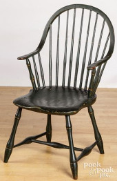 CONTINUOUS ARM WINDSOR CHAIR,