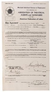 CONTRACT AGREEMENT BETWEEN BLA