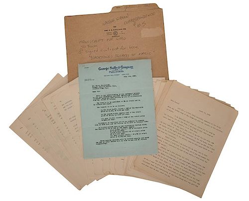 CONTRACT, LETTERS AND DRAFTS FOR