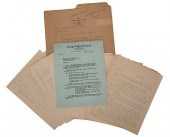 CONTRACT, LETTERS AND DRAFTS F