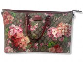 CONVERTIBLE ZIP TOTE BLOOMS PR