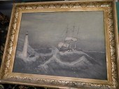 COOPER 1887 MARINE PAINTING -