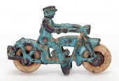 COP MOTORCYCLE WITH DOUBLE HEA