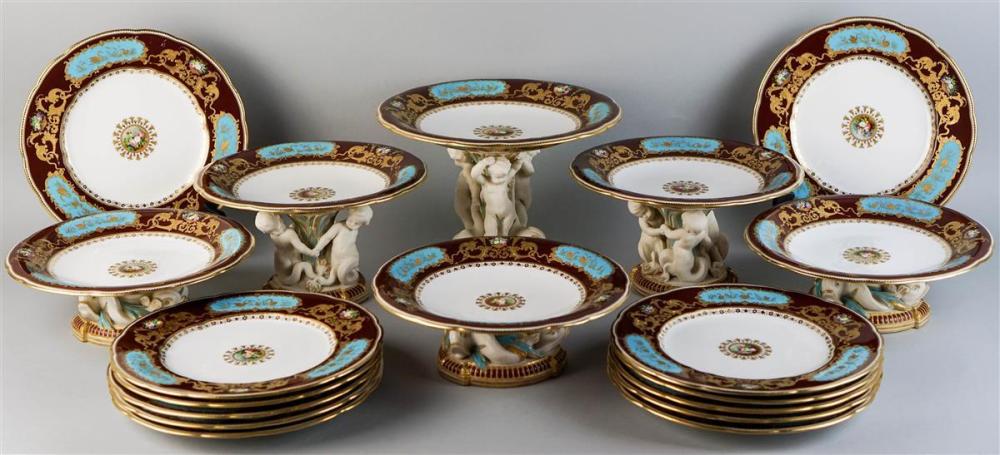 COPELAND BISQUE AND GILT