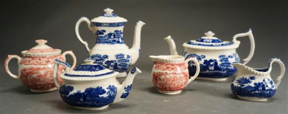 COPELAND BLUE TRANSFER FOUR-PIECE