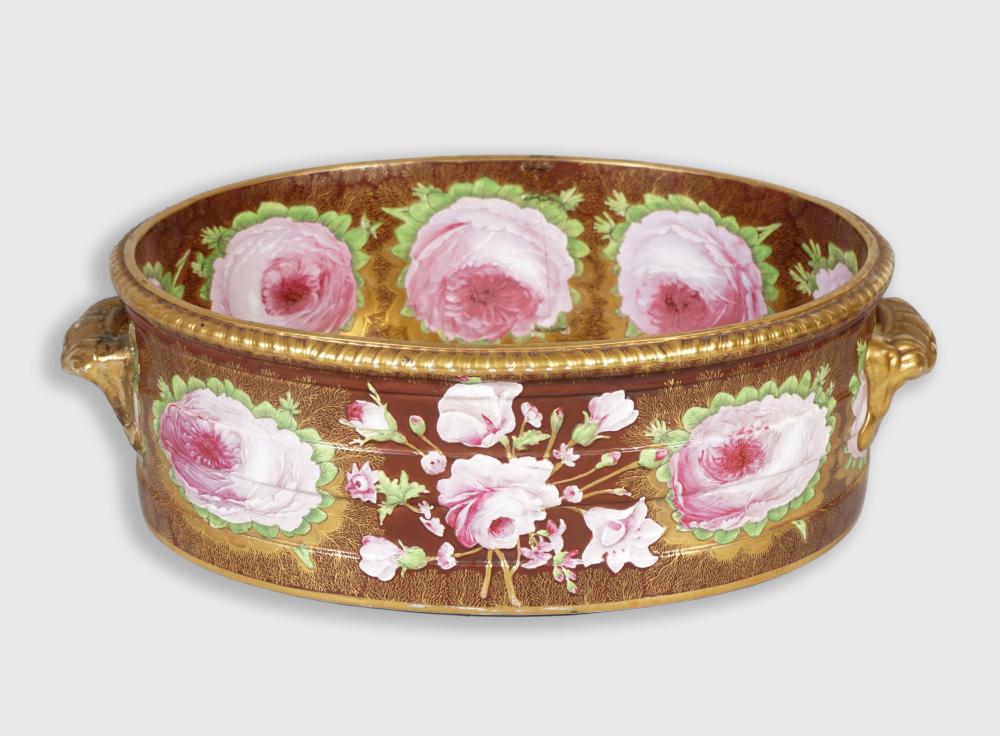COPELAND GARRET HAND-PAINTED GILT