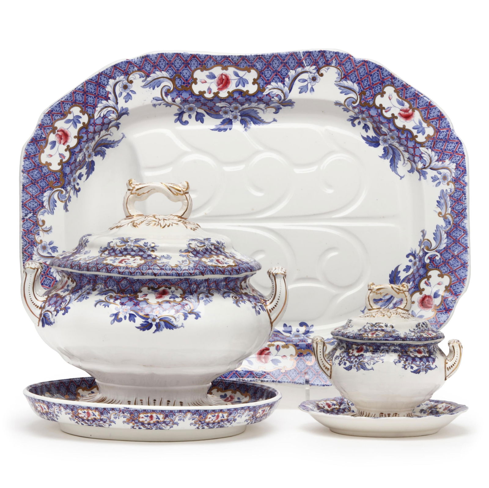 COPELAND & GARRETT LATE SPODE, FIVE