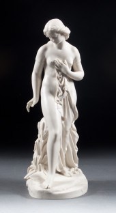 Copeland parian figure: ''Musi