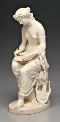 Copeland parian figure of
