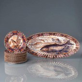 COPELAND PORCELAIN FISH SERVIC