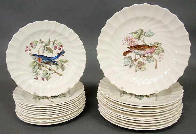 Copeland Spode bird plates to